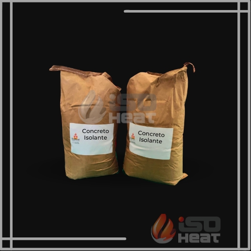 concreto isolante heat iso para isolamento térmico em altas temperaturas industriais