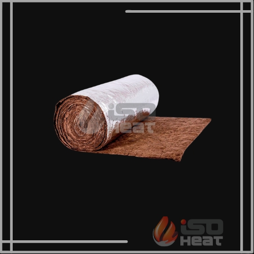 feltro de lã de rocha para isolamento térmico e acústico em aplicações industriais