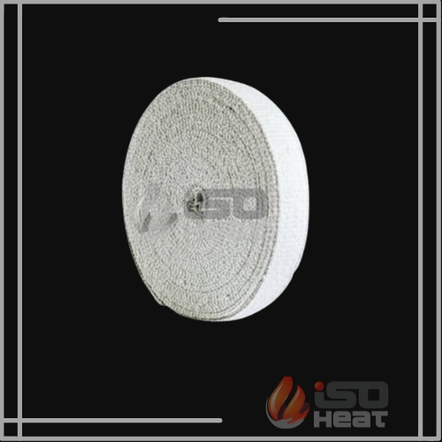fita de fibra cerâmica para isolamento térmico resistente a altas temperaturas
