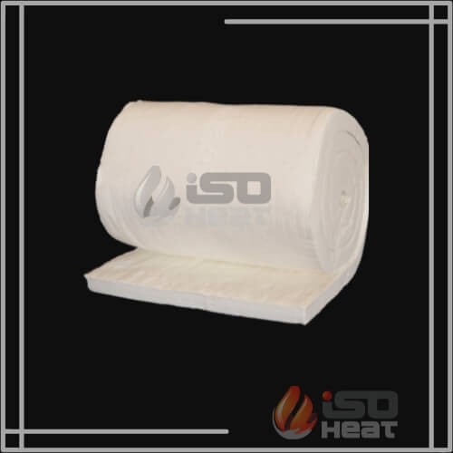 manta de fibra cerâmica para isolamento térmico resistente a altas temperaturas industriais