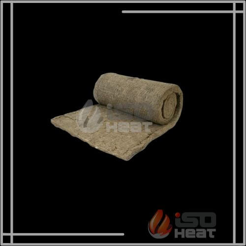 manta de lã de rocha com tela para isolamento térmico de tubulações e equipamentos industriais