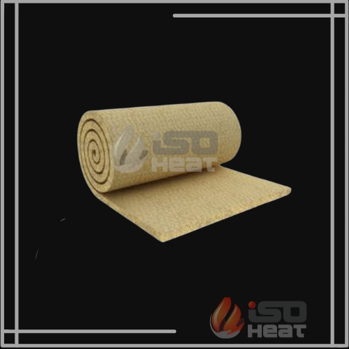 manta de lã de rocha com tela para isolamento térmico de tubulações e equipamentos industriais