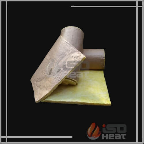 manta de lã de vidro para isolamento térmico e acústico em telhados e construção civil