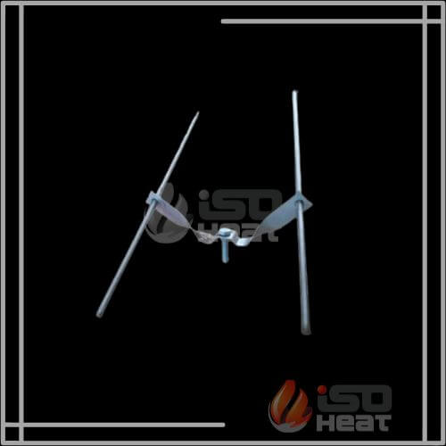 módulo de fibra cerâmica ancorado para isolamento térmico de fornos industriais alta temperatura