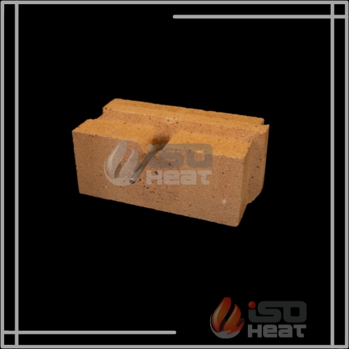 tijolo refratário de encaixe com pendurico para revestimento de fornos industriais